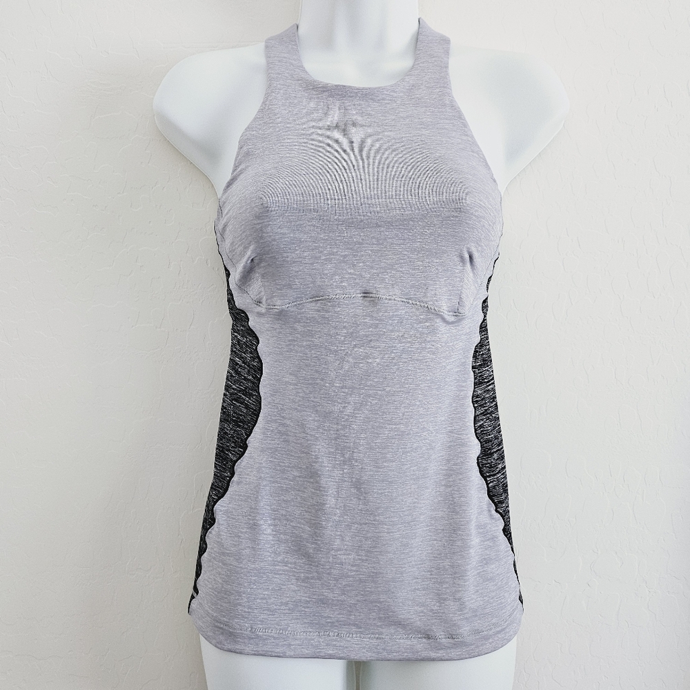 🌺3/$30 Lululemon Crossback Spin It To Win It Workout Tank Top Built-in Bra